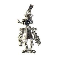 maine trading silver popeye pendant