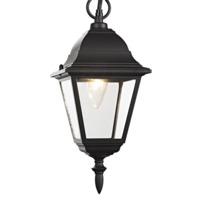 Matt Black Cast Aluminium IP44 Outdoor Hanging Lantern