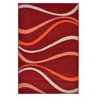 Maestro Swirl Rug Red 160x230cm