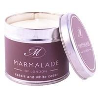 marmalade of london cassis ampamp white cedar candle medium