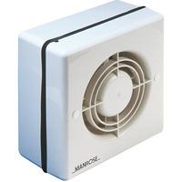 Manrose 120mm (5") Axial Extractor Window Fan with Pullcord