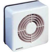 Manrose 150mm (6") Axial Extractor Window Fan with Timer