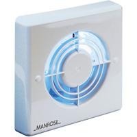 Manrose 120mm (5") Axial Extractor Fan with Pullcord Switch
