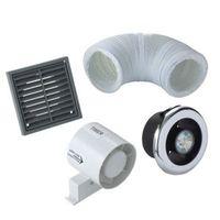 manrose vdisl100t shower light bathroom extractor fan kit with timer d ...