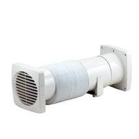 Manrose 15061 Bathroom Shower Fan Extractor Fan Kit with Timer(D)99mm