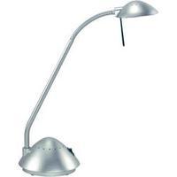 maul gooseneck desk lamp silver