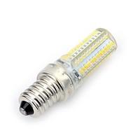 Marsing E14 10W LED Bulb Warm /Cool White Light 3500K/6500K 800lm 96-SMD 3014 Corn lamp - White Yellow (AC 220~240V)