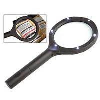 magnifier with 6 leds 11 free