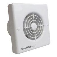 Manrose QF100T Bathroom Extractor Fan with Timer(D)98mm