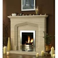 Malaga Limestone Fireplace Package With Gas Fire