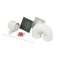 Manrose 15061 In-Line Shower Fan Kit(D)99mm