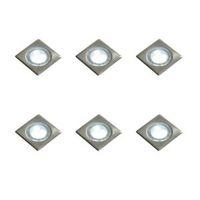 masterlite mains powered led cabinet light pack of 6