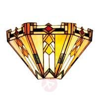 Madison contemporary wall lamp, Tiffany-style