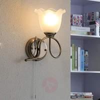 Magical wall light Aurelia with a pull switch