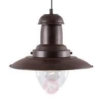 maritime fisherman pendant lamp antique brown