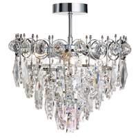 Magnificent Catherine ceiling light with 3 lamps