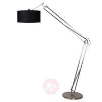 Max - height-adjustable floor lamp, fabric shade