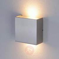 matt nickel finish mira led wall lamp