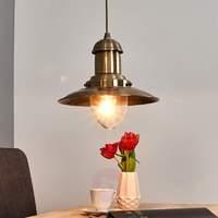 Maritime Fisherman pendant lamp, antique brass