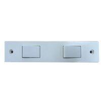 Marbo 6AX 2-Way Double White Double Architrave Switch