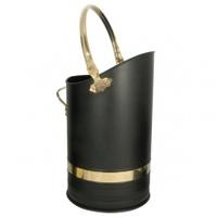 manor henley and warwick coal buckets black and brass henley