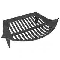 manor bowed fire grate inch metal grate