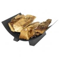 manor crescent log tray crescent log tray black