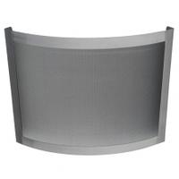 Manor Classic Crescent Shaped Fireguard, Silver, Crescent