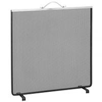 Manor Classic Single Panel Fireguard, Black & Silver, Small