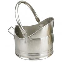 manor clandon coal bucket pewter clandon bucket