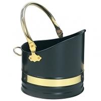 manor henley and warwick coal buckets black and brass warwick