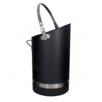 Manor Henley And Warwick Coal Buckets, Black and Pewter, Henley