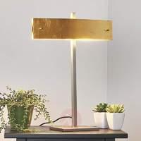Malu table lamp with golden lampshade, LED