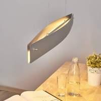 Malu LED pendant lamp, modern design, matt alu