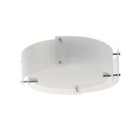 Madison 3 Lamp Chrome Finish Ceiling Light With Opal Glass