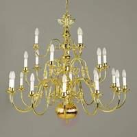 Maximilian Flemish Chandelier 21 Bulbs with Eagle