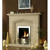 Malaga Limestone Fireplace Package With Electric Fire