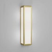 MASHIKO 7801 Mashiko Bathroom Wall Light In Matt Gold With Glass Diffuser