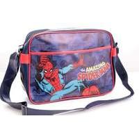Marvel Amazing Spiderman Comic Book Messenger Bag (Blue)