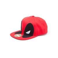 Marvel Comics Deadpool Big Face Snapback Baseball Cap One Size Red/black (sb097581dea)