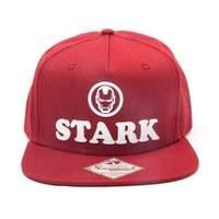 marvel comics iron man unisex tony stark 3d logo snapback baseball cap ...