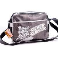 Marvel Silver Surfer Comic Book Messenger Bag (Black)