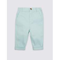 Marie-Chantal Boys Cotton Chino Trousers with Stretch (3 Months - 5 Years)