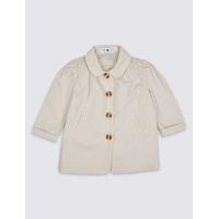 Marie-Chantal Girls Cotton Textured Lightweight Jacket with Stretch (3 Months - 5 Years)