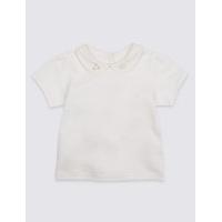 Marie-Chantal Girls Peter Pan Jersey Top (3 Months - 5 Years)