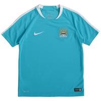 Manchester City Flash Short Sleeve Training Top - Kids Lt Blue