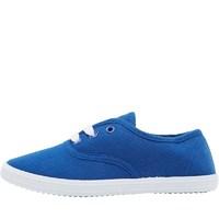 Mad Wax Junior Canvas Pumps Blue