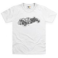 maserati 250f kids t shirt