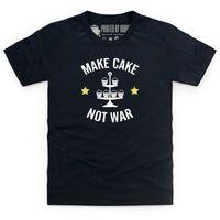 Make Cake Not War Kid\'s T Shirt