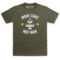 Make Cake Not War T Shirt